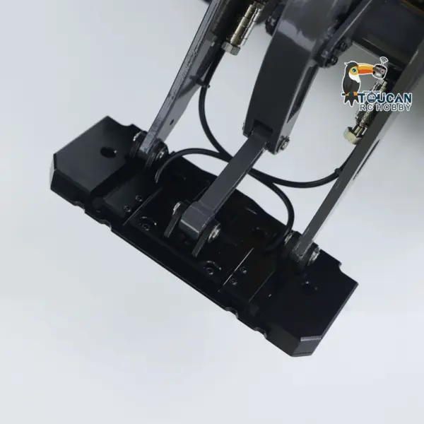 1/14 Metal RC Hydraulic Loader E260L Remote Control Construction Vehicle Flysky ST8 Radio Lock Differential Axle Fork Quick Coupler Light Sound ESC Battery