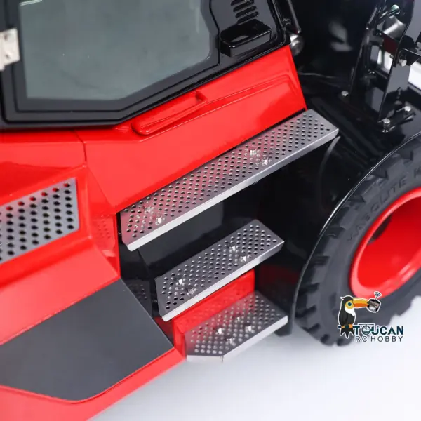 Kabolite 180-100 1/14 4X2 RC Metal Forklift 3-Way Vavles Hydraulic Construction Trucks Flysky ST8 Radio Light System Sound Battery