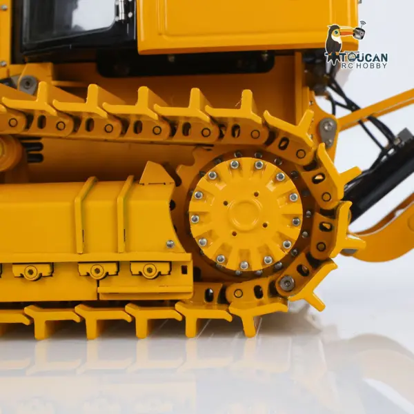 Metal 1/12 RC Bulldozer D3 Remote Control Hydraulic Engineering Vehicles 4CH Valve Construction Car Light Sound Flysky ST8 Radio 3S Battery