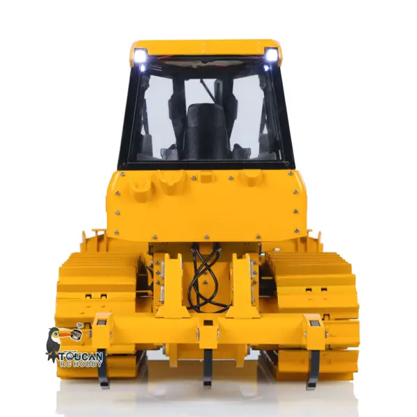 Metal 1/12 RC Bulldozer D3 Remote Control Hydraulic Engineering Vehicles 4CH Valve Construction Car Light Sound Flysky ST8 Radio 3S Battery