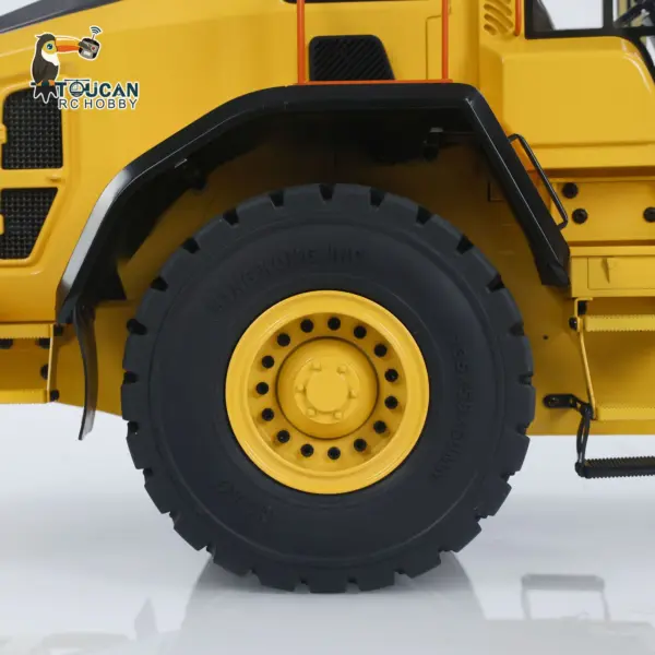 1/14 Metal RC Hydraulic Loader E260L Remote Control Construction Vehicle Flysky ST8 Radio Lock Differential Axle Fork Quick Coupler Light Sound ESC Battery