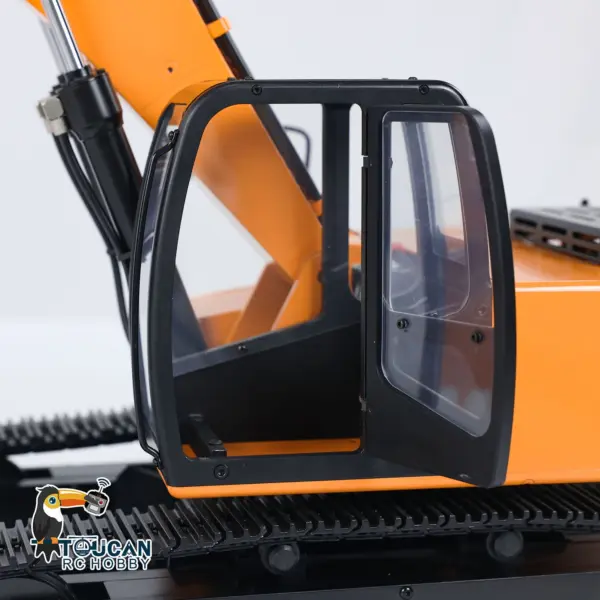 JDMODEL 1/12 Hydraulic Excavator 4200XL Metal Digger Construction Vehicles RC Hobby Grade Truck Tripper Bucket Pump Tube Tracks Radio