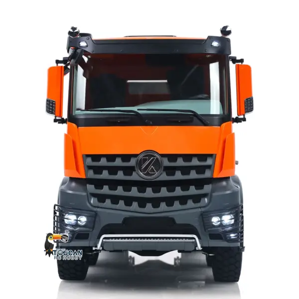 Kabolite 8X8 1/14 RC Dump Truck 5703 Electric Lifting Remote Control Tipper Model 2Speed Gearbox Lights Sound System Battery Charger