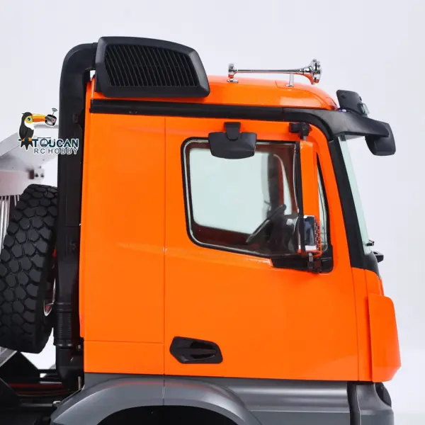 Kabolite 8X8 1/14 RC Dump Truck 5703 Electric Lifting Remote Control Tipper Model 2Speed Gearbox Lights Sound System Battery Charger