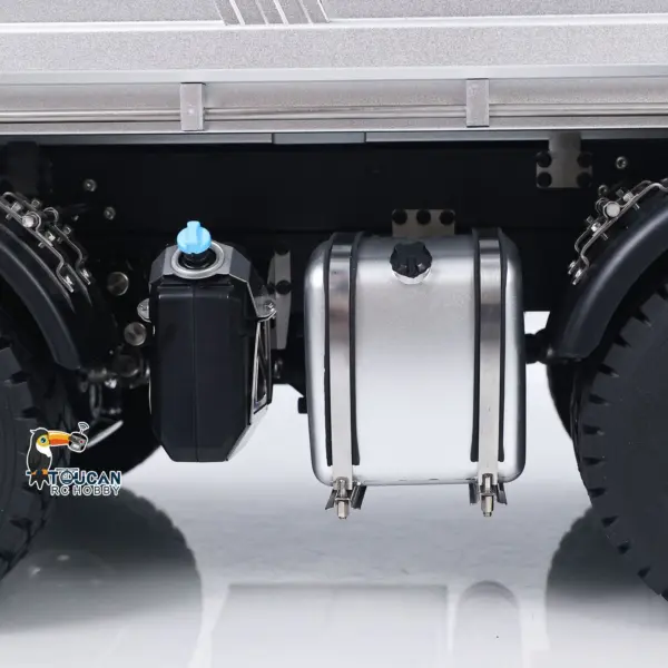 Kabolite 8X8 1/14 RC Dump Truck 5703 Electric Lifting Remote Control Tipper Model 2Speed Gearbox Lights Sound System Battery Charger