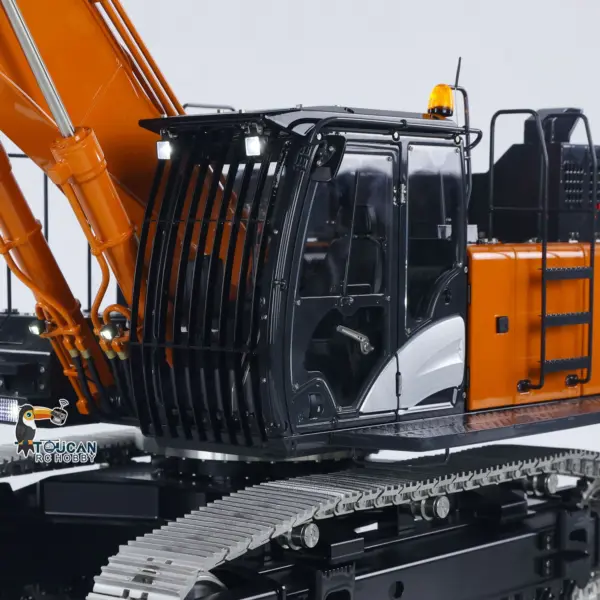 LESU Metal 1/14 RC Hydraulic Excavator Aoue ZX490 Remote Control Heavy Construction Digger Model Paladin PL18EV Lite Sound Smoke CNC