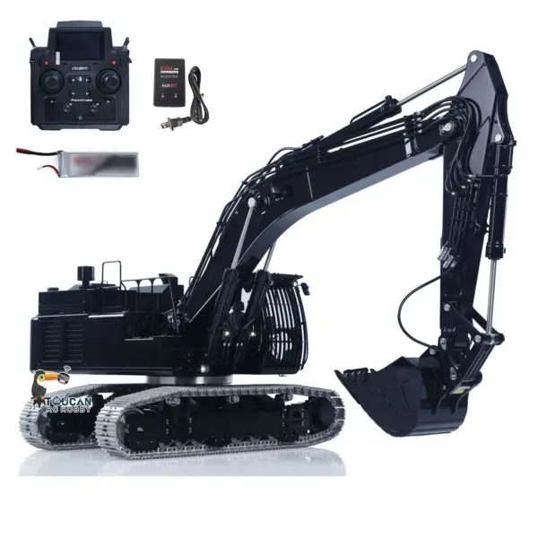 LESU Metal 1/14 RC Hydraulic Excavator Aoue ZX490 Remote Control Heavy Construction Digger Model Paladin PL18EV Lite Sound Smoke CNC