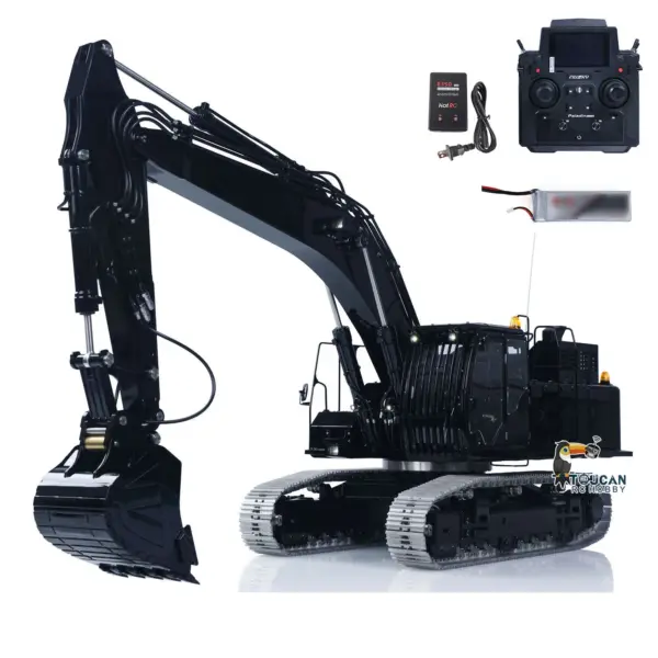 LESU Metal 1/14 RC Hydraulic Excavator Aoue ZX490 Remote Control Heavy Construction Digger Model Paladin PL18EV Lite Sound Smoke CNC