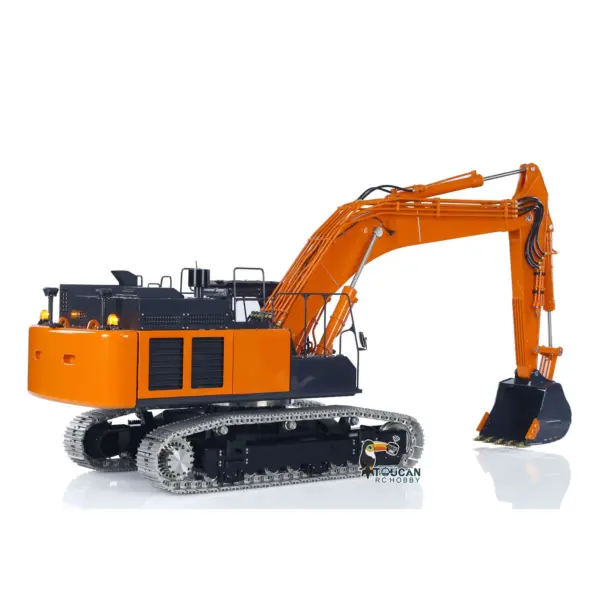 LESU Metal 1/14 RC Hydraulic Excavator Aoue ZX490 Remote Control Heavy Construction Digger Model Paladin PL18EV Lite Sound Smoke CNC