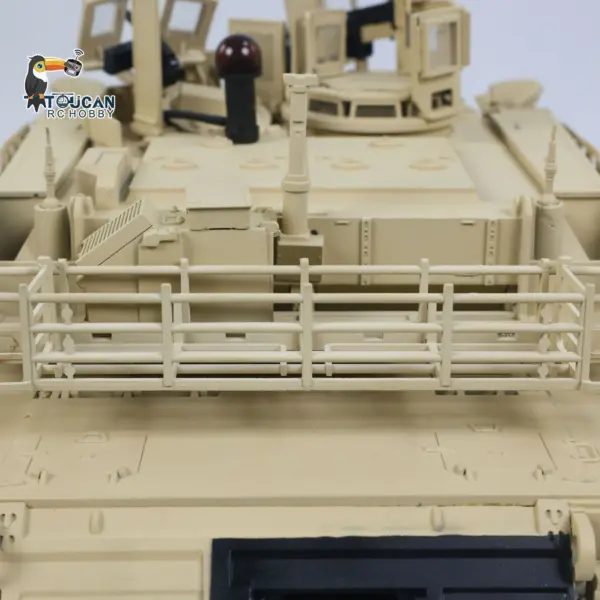 TOUCAN 1/16 Metal RC Tank 3918 Abrams M1A2 TUSK II Dual Flow Gearbox 360 Turret Rotary Infrared Combat Barrel Recoil FPV RTR