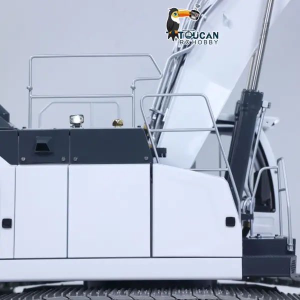 LESU 1/14 Metal RC Excavator AOUE LR945 Long-reach Hydraulic Digger Radio Control Construction Vehicles CNC Light 7CH Valve PL18EV LITE