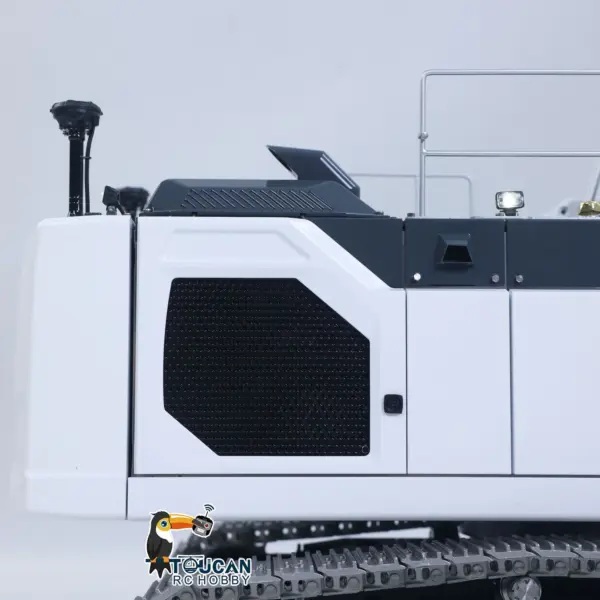 LESU 1/14 Metal RC Excavator AOUE LR945 Long-reach Hydraulic Digger Radio Control Construction Vehicles CNC Light 7CH Valve PL18EV LITE