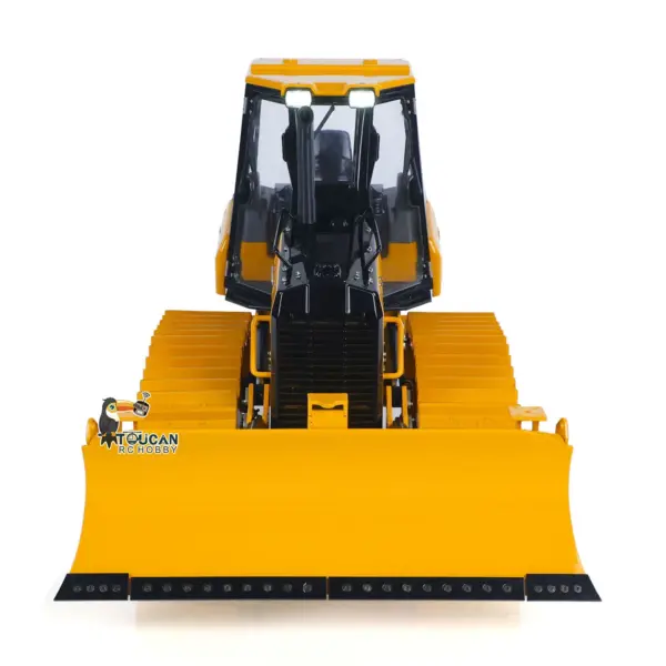 Metal 1/12 RC Bulldozer D3 Remote Control Hydraulic Engineering Vehicles 4CH Valve Construction Car Light Sound Flysky ST8 Radio 3S Battery
