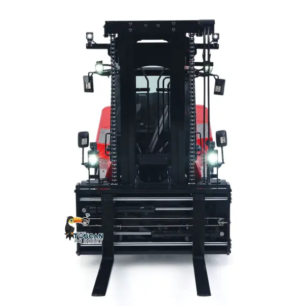 Kabolite 180-100 1/14 4X2 RC Metal Forklift 3-Way Vavles Hydraulic Construction Trucks Flysky ST8 Radio Light System Sound Battery
