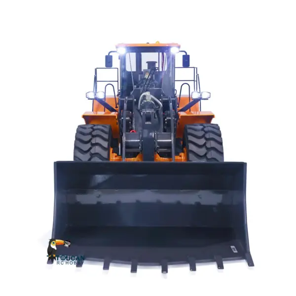 Metal 1/14 RC Loader WA470 Hydraulic Remote Control Construction Vehicle RTR Wheeled Truck Lights Sound Battery Charger for Sale