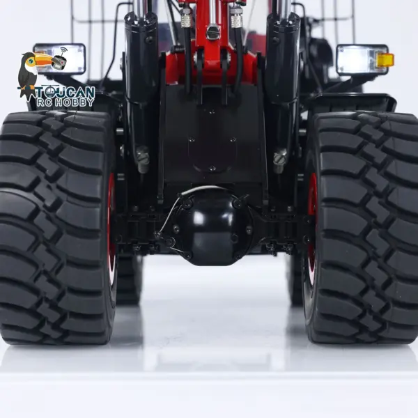 1/14 RC Metal Hydraulic Loader WA480 Whee1d Electric Construction Heavy Machine Quick Coupler Fork Bucket Light Sound ST8 Radio Battery