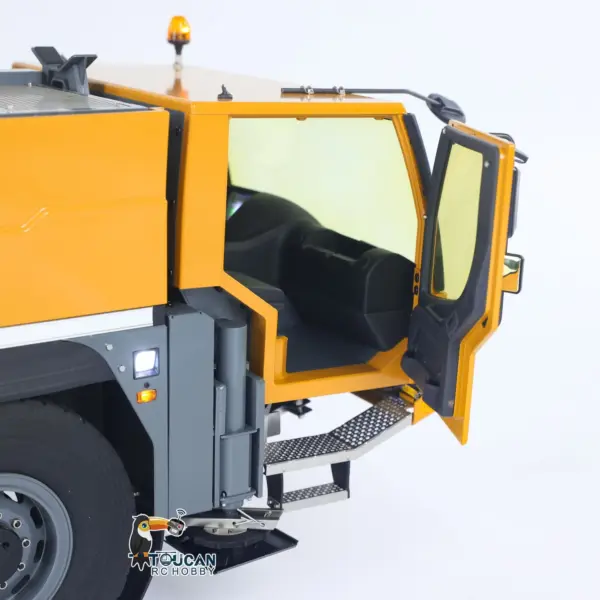 Eyewhale Metal 1/14 RC Mobile Crane Truck D1050 All Terrain Remote Control Hydraulic Construction Vehicles FlySky PL18EV Sound Light System