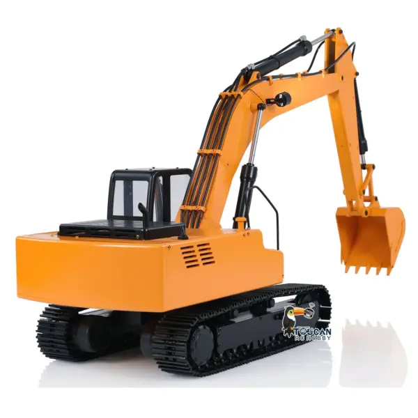 JDMODEL 1/12 Hydraulic Excavator 4200XL Metal Digger Construction Vehicles RC Hobby Grade Truck Tripper Bucket Pump Tube Tracks Radio