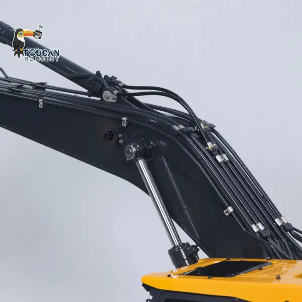 Super Frog 1/14 RC Hydraulic Excavator E400 Metal Remote Control Digger 3 Pumps Pro 6CH Valve Thumb Type Frsky X14 Radio Sound Fans