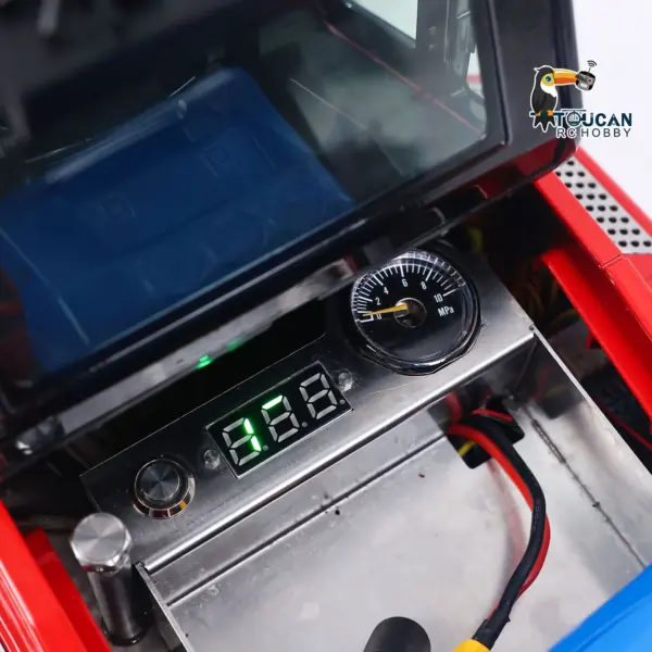 Kabolite 180-100 1/14 4X2 RC Metal Forklift 3-Way Vavles Hydraulic Construction Trucks Flysky ST8 Radio Light System Sound Battery