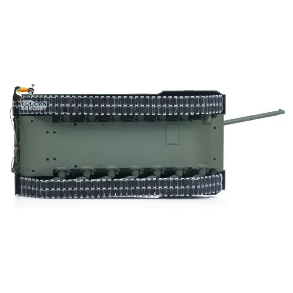 TOUCAN 1/16 Metal RC Tank 3889 German Leopard A6 360 Model Turret Barrel Recoil Infrared System Smoke Electric Periscope