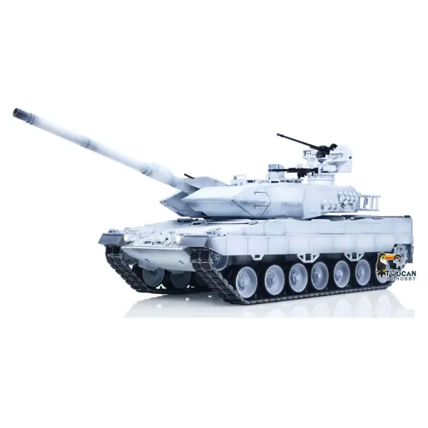 TOUCAN 1/16 Metal RC Tank 3889 German Leopard A6 360 Model Turret Barrel Recoil Infrared System Smoke Electric Periscope