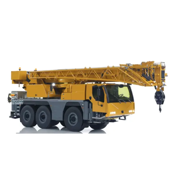 Eyewhale Metal 1/14 RC Mobile Crane Truck D1050 All Terrain Remote Control Hydraulic Construction Vehicles FlySky PL18EV Sound Light System