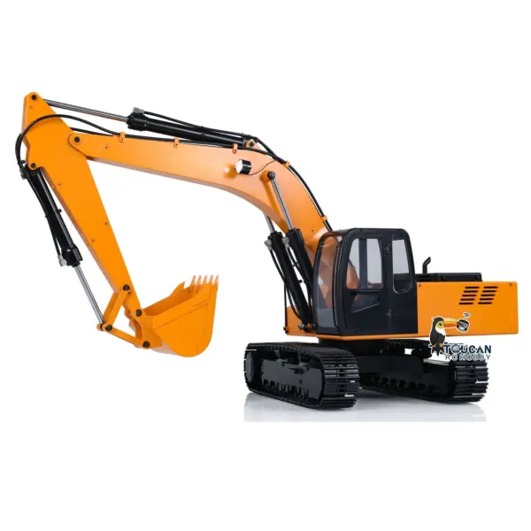 JDMODEL 1/12 Hydraulic Excavator 4200XL Metal Digger Construction Vehicles RC Hobby Grade Truck Tripper Bucket Pump Tube Tracks Radio