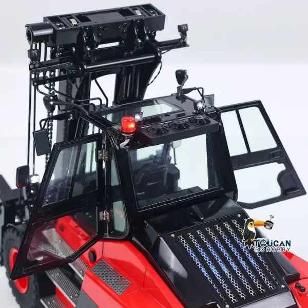 Kabolite 180-100 1/14 4X2 RC Metal Forklift 3-Way Vavles Hydraulic Construction Trucks Flysky ST8 Radio Light System Sound Battery