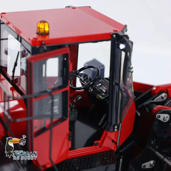 1/14 RC Metal Hydraulic Loader WA480 Whee1d Electric Construction Heavy Machine Quick Coupler Fork Bucket Light Sound ST8 Radio Battery