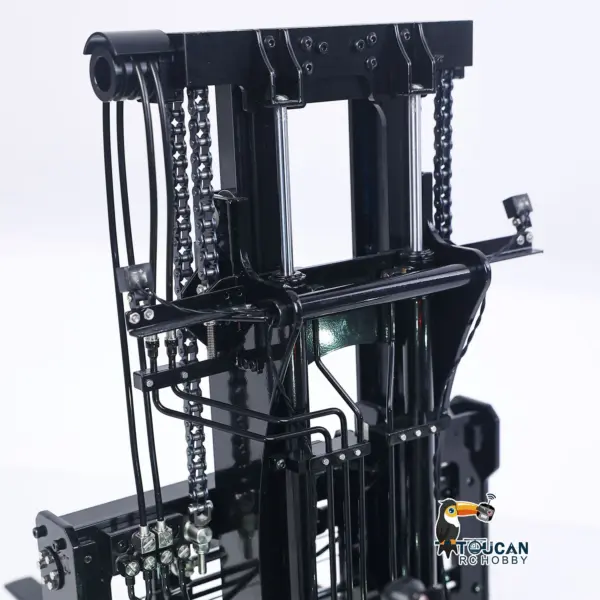 Kabolite 180-100 1/14 4X2 RC Metal Forklift 3-Way Vavles Hydraulic Construction Trucks Flysky ST8 Radio Light System Sound Battery