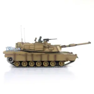 2.4Ghz Henglong RTR 1/16 Scale 7.0 Upgraded M1A2 Abrams RC Tank Model 3918 340 Degree Rotating Turret Battery Charger