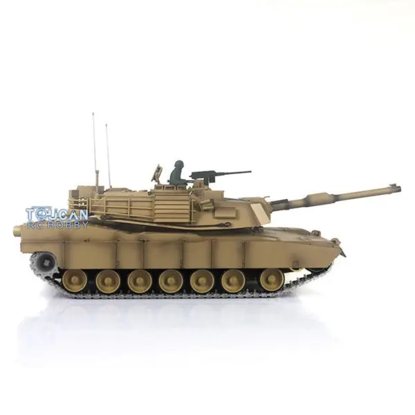 2.4Ghz Henglong RTR 1/16 Scale 7.0 Upgraded M1A2 Abrams RC Tank Model 3918 340 Degree Rotating Turret Battery Charger
