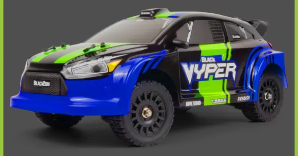 BlackZon Vyper RX 1/16 4WD Electric RTR - Blue/Green
