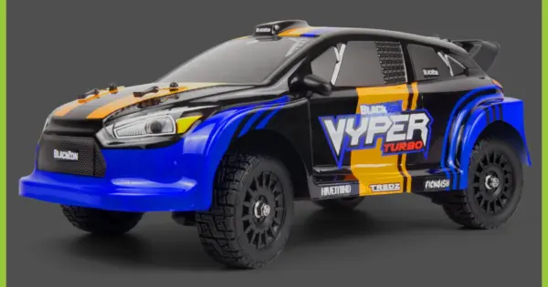 BlackZon Vyper RX Turbo 1/16 4WD 2S Brushless RTR - Blue/Orange
