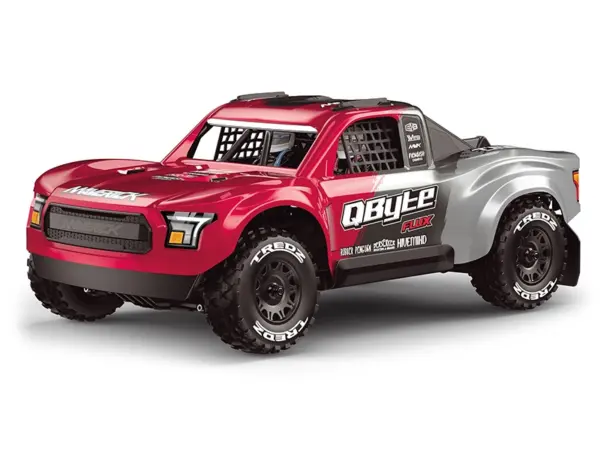 Maverick QByte SC Flux 1/12 Brushless RTR Short Course Truck - Red (with Battery & Charger)