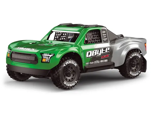 Maverick QByte SC Flux 1/12 Brushless RTR Short Course Truck - Green (with Battery & Charger)