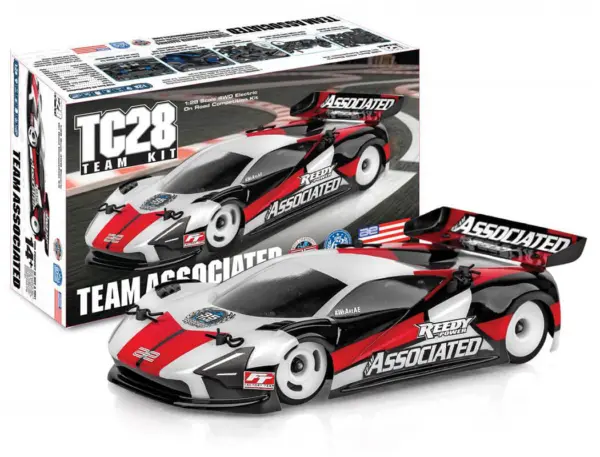 Team Associated Tc28 4wd Team Kit With Radbody Mako X & Wheel/Tyres