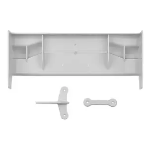 Team Associated RC8B4.2 Ft High Downforce Wing, White