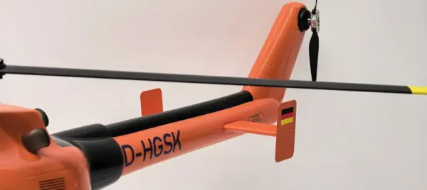 FLISHRC BO105 (MBB Bölkow Orange) RTF FL500 V2 500 Class/Size Scale RC Helicopter